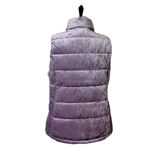 Zeroexposur New Vest Winter Quilted Puffer Zip Front Lavender Women’s Size Large - Picture 4 of 13